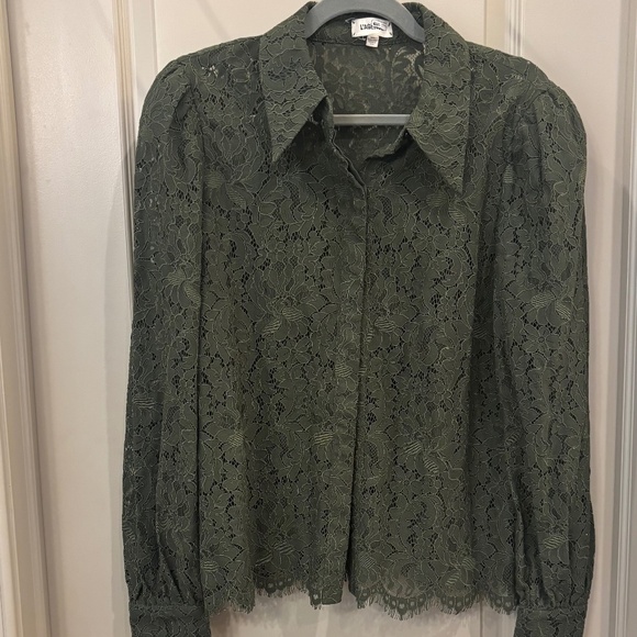 L'AGENCE Tops - L’Agence lace blouse